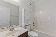 202 Winterlochen Drive, Jacksonville, NC 28540 — 3-bedroom home in Williamsburg Plantation, Jacksonville, NC, photo 23 of 37: Hall Bathroom