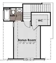 2031 Cypress Hill Drive SE Lot 6, Bolivia, NC 28422 — 4-bedroom home in Rolling Hills, Bolivia, NC, photo 3 of 27: Acadia 1928_bonusroom