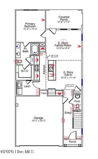 6791 Fellowship Drive, Leland, NC 28451 — 4-bedroom townhome in Grand Park, Leland, NC, photo 2 of 47: Site 12 1st floor