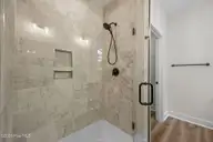 2124 Caracara Drive, New Bern, NC 28560 — 3-bedroom waterfront home in Fairfield Harbour, New Bern, NC, photo 19 of 49: Tiled shower
