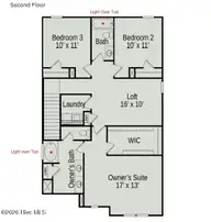 562 Trove Lane, Vass, NC 28394 — 3-bedroom home in The Exchange At Vass, Vass, NC, photo 20 of 20: Second Floor