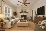 105 Green Bank Court, Rocky Mount, NC 27804 — 3-bedroom home in Charleston Place, Rocky Mount, NC, photo 18 of 44: Virtually Staged Den