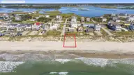 254 1 Topsail Road, North Topsail Beach, NC 28460 — waterfront lot in Old Settlers Beach, North Topsail Beach, NC, photo 7 of 23: Drone Aerial
