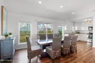 1819 Salter Path Road, Indian Beach, NC 28512 — 5-bedroom waterfront home in Roosevelt Estate, Indian Beach, NC, photo 6 of 58: Dining area