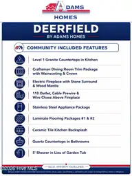 385 Whitetail Way, Tabor City, NC 28463 — 3-bedroom home in Deerfield, Tabor City, NC, photo 22 of 28: Deerfield_Community_Features_CORRECT_Log
