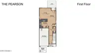 5835 Harebell Road Unit 141, Leland, NC 28451 — 3-bedroom townhome in SeaBrooke, Leland, NC, photo 3 of 30: First Floor Rendering