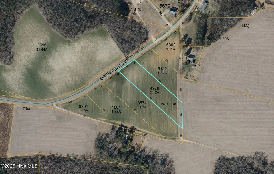 0 4 Orchard Road, Elm City, NC 27822 — lot, Elm City, NC, photo 1 of 7: Aerial View