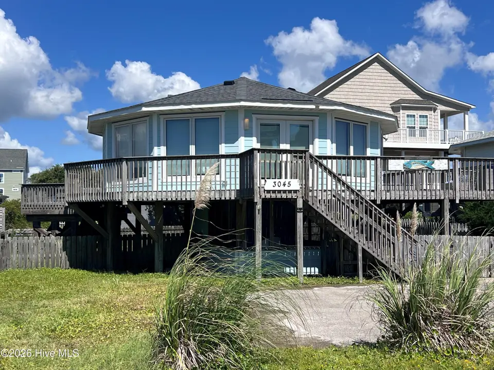 3045 Island Drive, North Topsail Beach, NC 28460 — 2-bedroom waterfront home in Old Settlers Beach, North Topsail Beach, NC, photo 1 of 46