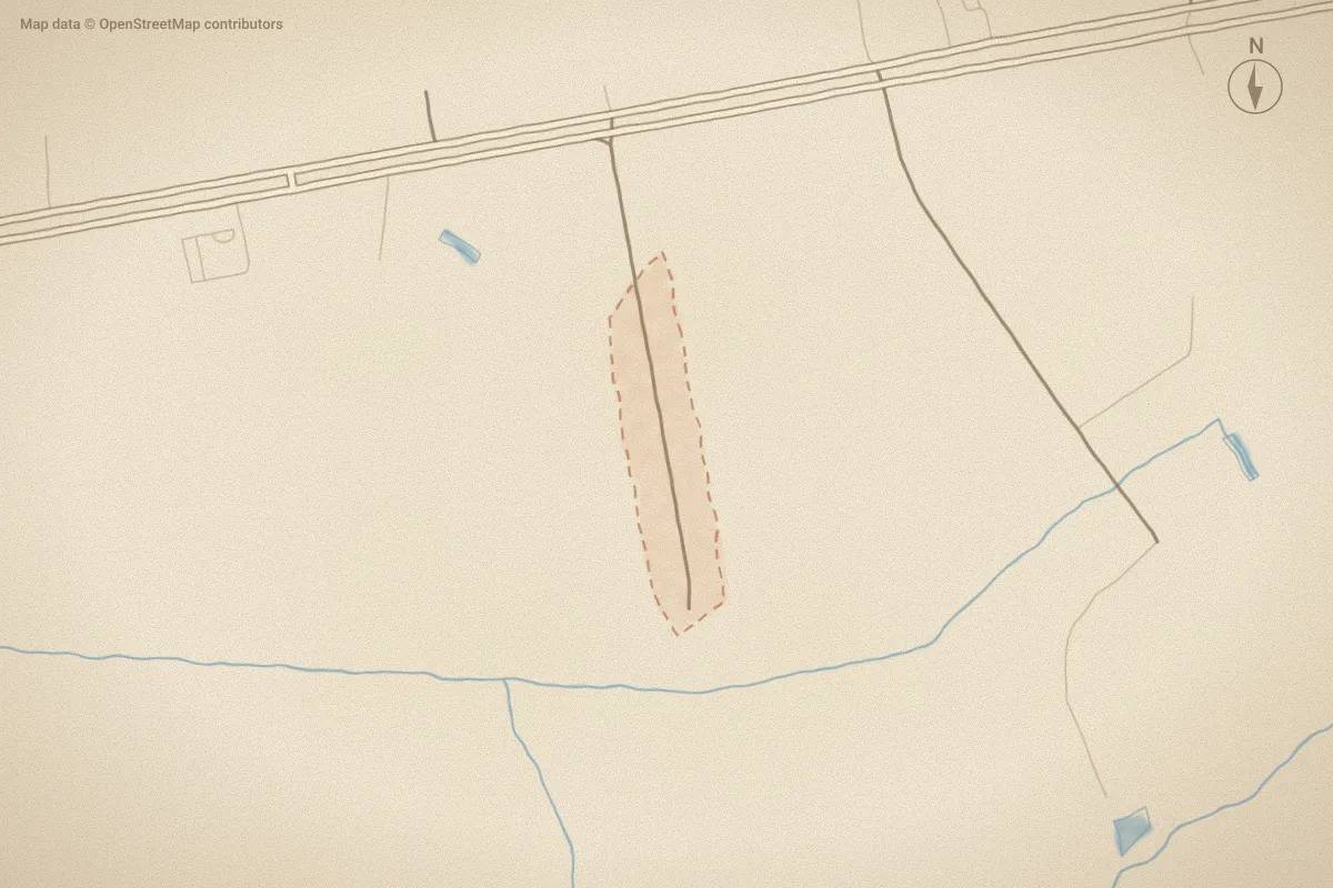 Watercolor map of Planters Green in Sunset Beach, NC, showing its streets, water and surroundings