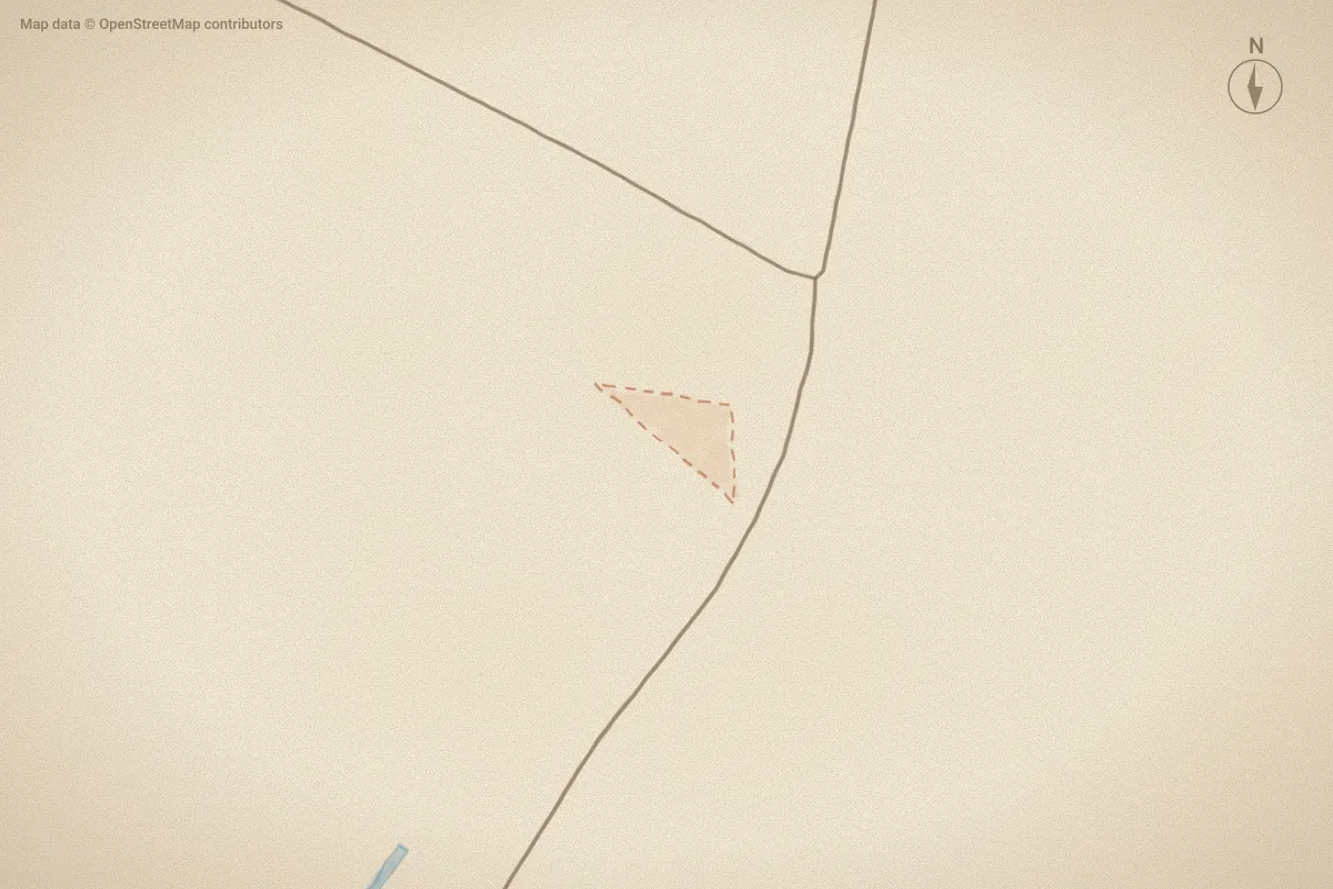 Watercolor map of Willie Field in Maple Hill, NC, showing its streets, water and surroundings
