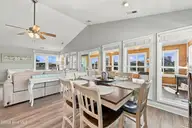 6075 6th Street, Surf City, NC 28445 — 3-bedroom waterfront home in Old Settlers Beach, Surf City, NC, photo 10 of 62: Dining Area