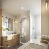 130 James Edward Court, Wilmington, NC 28403 — 3-bedroom townhome in The Lane, Wilmington, NC, photo 11 of 12: Urban Master bath