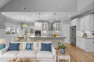 63 Evergreen Lane, Hampstead, NC 28443 — 3-bedroom waterfront home in Wyndwater, Hampstead, NC, photo 18 of 69: kitchen - Kitchen - Coastal - 2