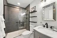 6075 6th Street, Surf City, NC 28445 — 3-bedroom waterfront home in Old Settlers Beach, Surf City, NC, photo 17 of 62: Second Bathroom