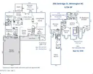 208 Dartridge Court, Wilmington, NC 28412 — 5-bedroom home in Georgetowne, Wilmington, NC, photo 5 of 5: Floor Plan 208 Dartridge Ct