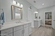 2463 Hoover Road, Hampstead, NC 28443 — 3-bedroom home in Breezy Pines, Hampstead, NC, photo 19 of 58: Primary Bathroom