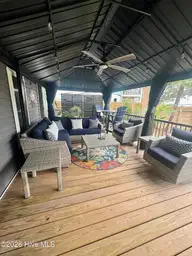 113 Wyndchase Lane, Beaufort, NC 28516 — 3-bedroom waterfront home in Graystone Landing, Beaufort, NC, photo 4 of 8: Back Deck