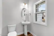 243 Cline Way Unit 111, Beaufort, NC 28516 — 3-bedroom townhome in 1809 Live Oak, Beaufort, NC, photo 21 of 43: Half Bath