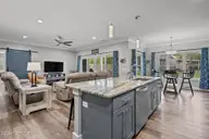 2463 Hoover Road, Hampstead, NC 28443 — 3-bedroom home in Breezy Pines, Hampstead, NC, photo 15 of 58: Kitchen/Living Room/Breakfast Nook