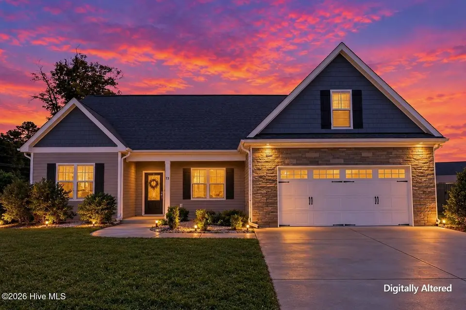 73 S Lord Wallace Court, Rocky Point, NC 28457 — 4-bedroom home in Brick Chimney Landing, Rocky Point, NC, photo 1 of 3: 73LordWallaceCourt-2_Dusk