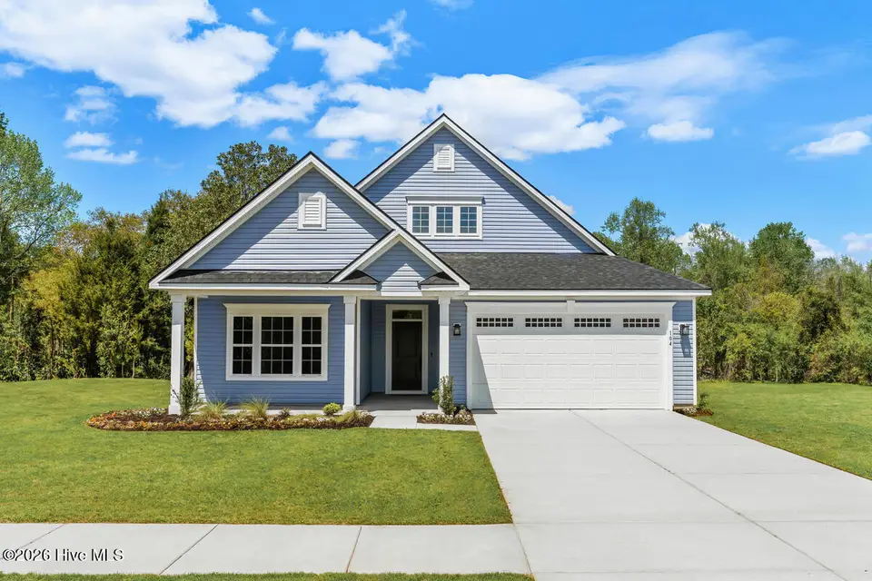 2259 Webfoot Drive NE, Bolivia, NC 28422 — 3-bedroom home in Middle Creek Village, Bolivia, NC, photo 1 of 28: MPO 762 Palladio Ranch Exterior Front 1