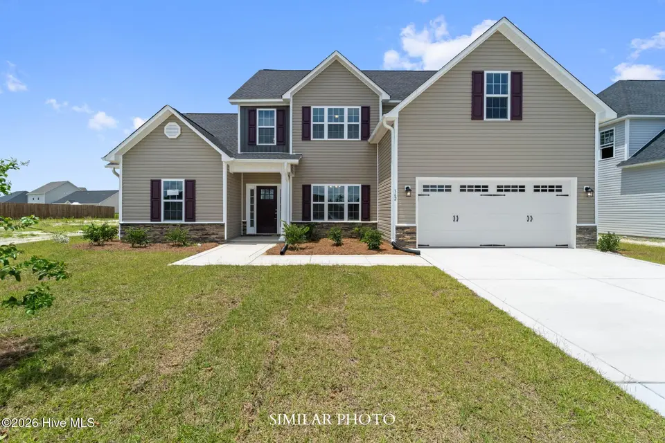 113 Twisted Vine Boulevard, Jacksonville, NC 28546 — 5-bedroom home in The Vineyards, Jacksonville, NC, photo 1 of 37
