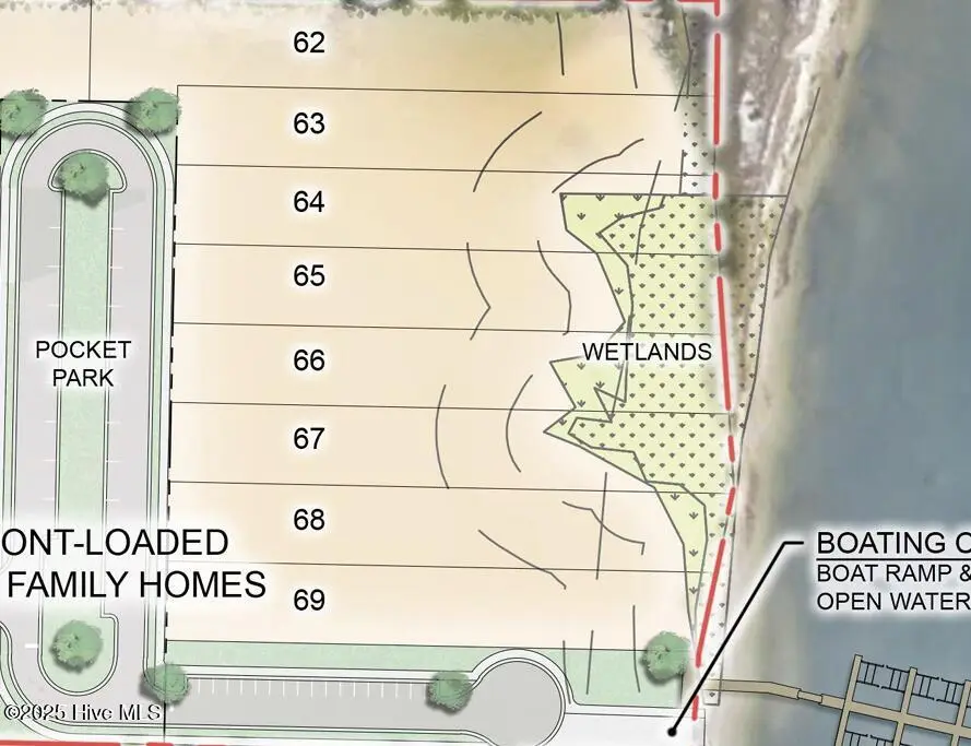 7171 62 Carolina Beach Rd, Wilmington, NC 28412 — waterfront lot in Shoreline, Carolina Beach Inlet, Wilmington, NC, photo 1 of 3: Lot Map